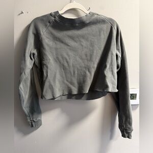 John Galt cropped long sleeve